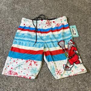 Lacrosse Unlimited Santa Shorts size Small NWT